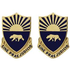 508th Military Police Battalion Unit Crest (Sine Praejudicio)